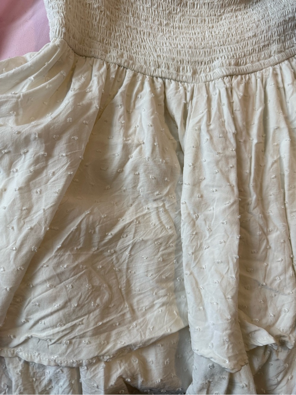 Urban Outfitters Roise Smocked Tiered Ruffle Dress - Picture 4 of 5